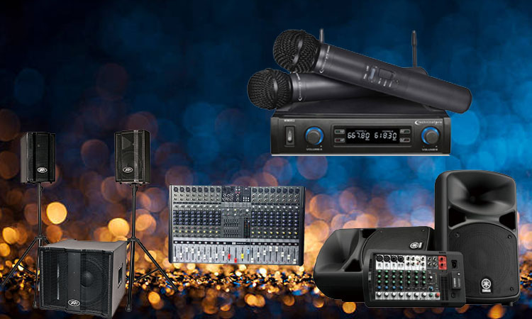 audio equipment rental